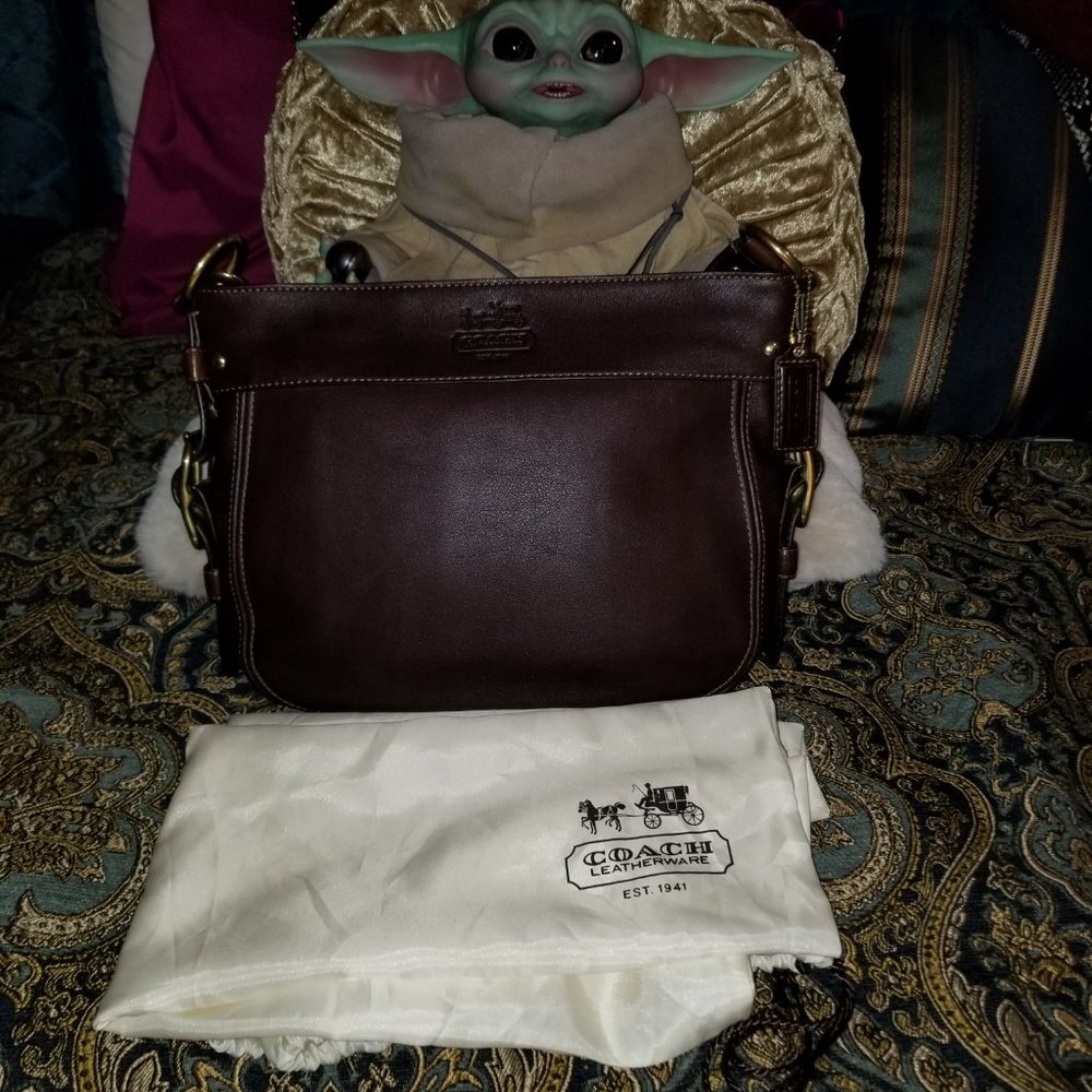 Beautiful Coach Carly Chestnut leather bag - NWOT with Gorgeous Leather Wallet - Picture 3 of 14